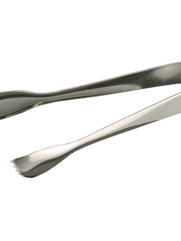 Stainless Steel Ice Tong 16.5cm - Durable and Elegant Bar Tool for Serving Ice - Perfect for Cocktails and Beverages - Buy online now!