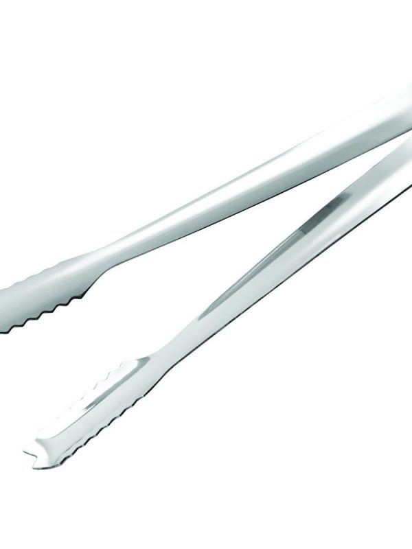 Durable 18cm Stainless Steel Ice Tong for Cocktail Parties and Home Bartending - Buy Now!