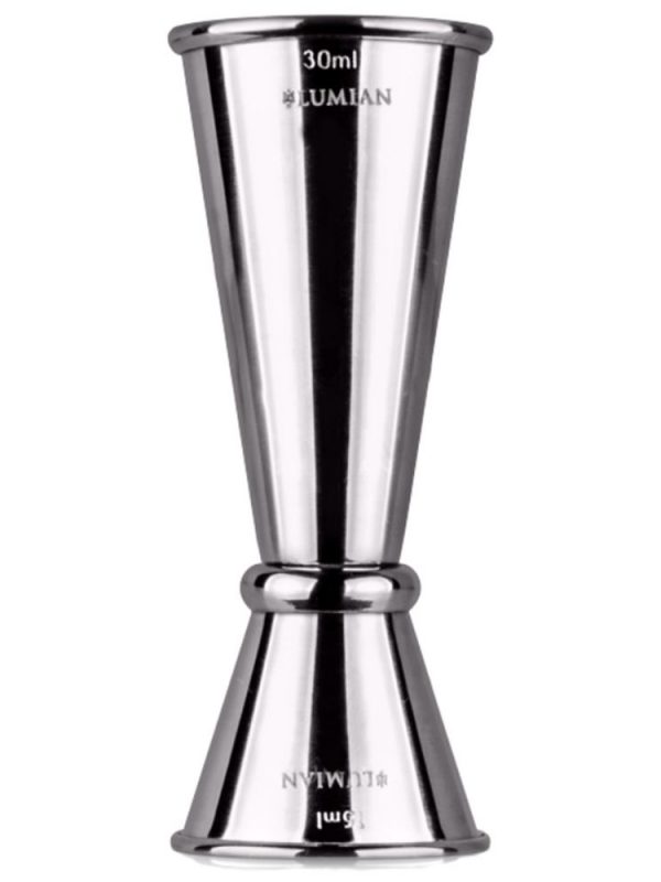 Stainless Steel Japanese Jigger 15/30 ml - Premium barware for precise cocktail measuring in style