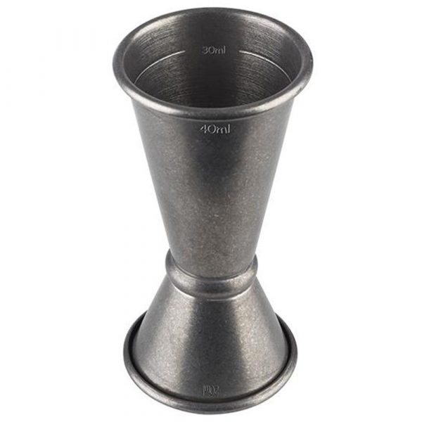 Stunning Japanese Jigger 20/40ml Stainless Steel Antique Design - Perfect for Accurate Cocktail Making - Buy Now for a Premium Bar Experience!