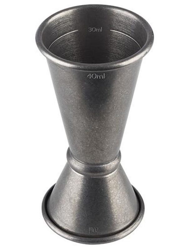 Stunning Japanese Jigger 20/40ml Stainless Steel Antique Design - Perfect for Accurate Cocktail Making - Buy Now for a Premium Bar Experience!