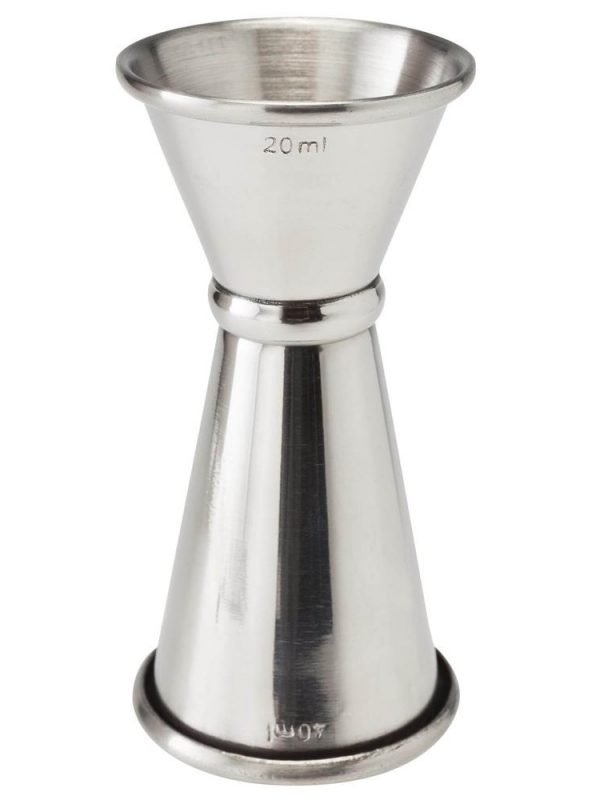Stainless Steel Japanese Jigger 40/20ml (10/30ml) for Precision Cocktail Mixing - High-Quality Barware Tool for Professional Bartenders