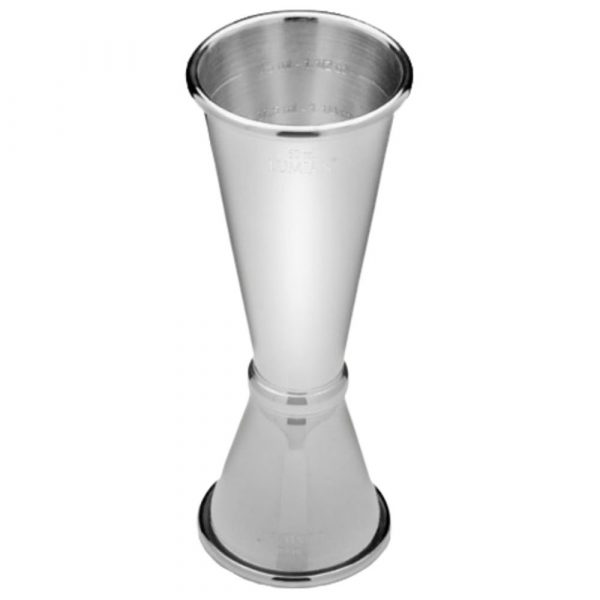 Japanese Jigger Argento 30/60 ml Stainless Steel - Precise and stylish bartending tool for cocktails, premium quality barware item