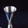 Stunning 30/60 Silver Vase with Gold Strip - Elegant home decor accent, perfect for any space. Buy online now!