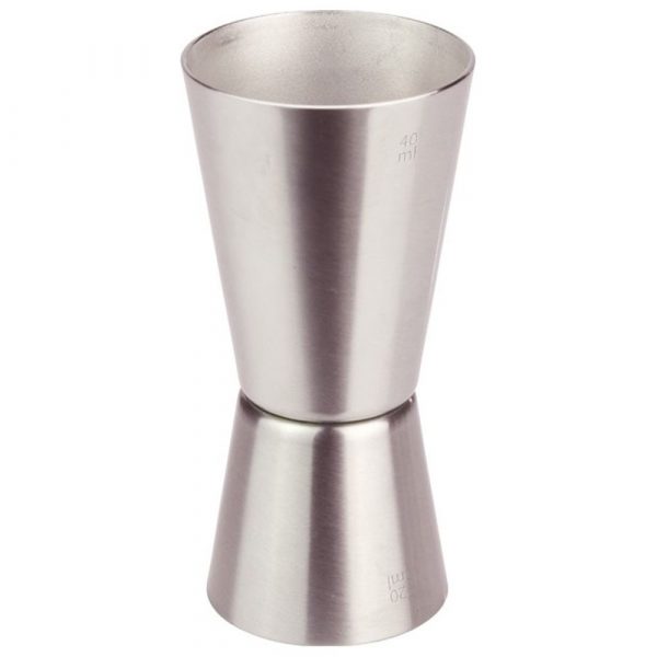 Premium Jigger Classic 20x40ml Brushed Stainless Steel for Perfect Mixology - Shop Now for Cocktail Perfection!