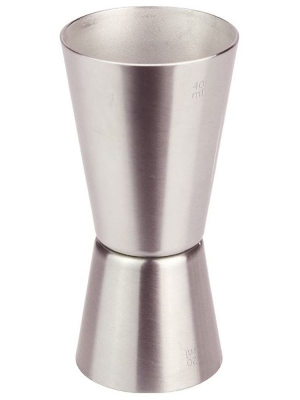 Premium Jigger Classic 20x40ml Brushed Stainless Steel for Perfect Mixology - Shop Now for Cocktail Perfection!
