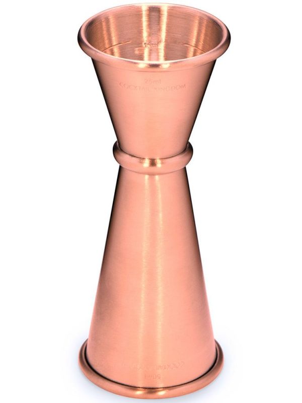 Stylish Copper Japanese Jigger 2.5 / 5 CL for Precise Mixology Measurements - Premium Quality Barware for Cocktail Enthusiasts