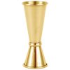 Dourado Japanese Jigger 25/50ml stainless steel cocktail measuring tool for bartending, high precision barware accessory.