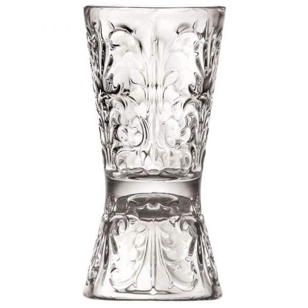 Precision Hourglass Tattoo Jigger 6cl-3cl for Accurate Mixing - Premium Quality Barware for Cocktails and Drinks