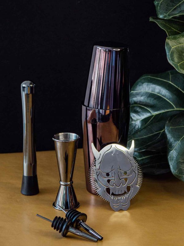 Enhance your space with our Glossy Black Bar Kit for a touch of elegance and style - perfect for home or commercial use.