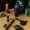 Stylish Black Matte Bar Kit - Premium quality home accessory set for sleek and modern decor. Elevate your space with this must-have kit.