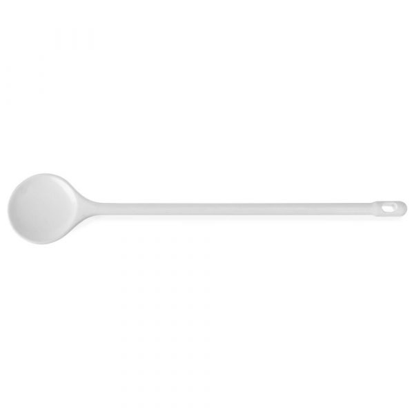 Premium Kitchen Spoon 375x70mm White - Essential utensil for cooking and serving, made with high-quality materials.