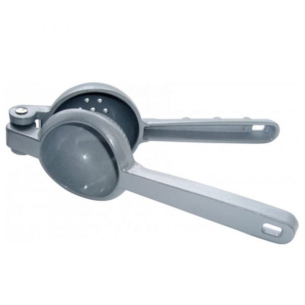 Premium Silver Zinc Alloy Lime/Lemon Squeezer - Effortlessly Extract Citrus Juices - 00705-SIL