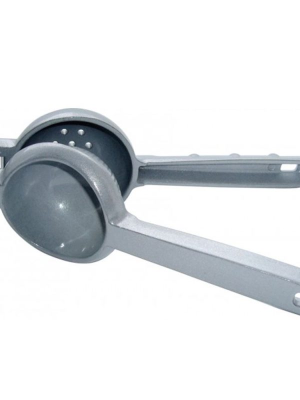 Premium Silver Zinc Alloy Lime/Lemon Squeezer - Effortlessly Extract Citrus Juices - 00705-SIL