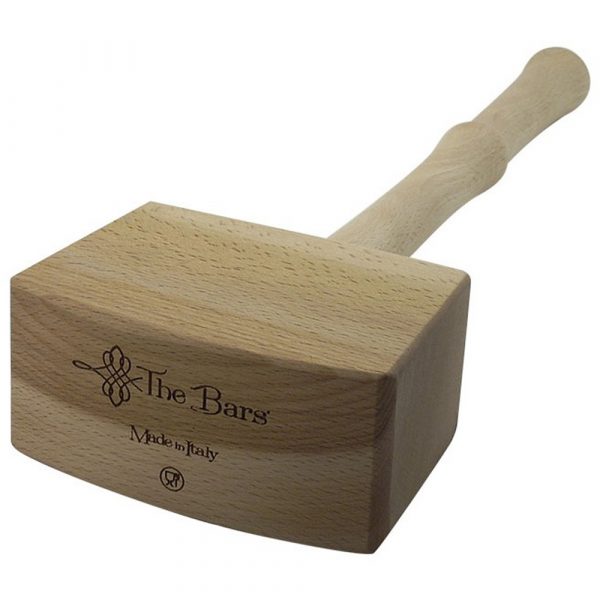 Handcrafted sturdy wooden hammer for DIY projects and woodworking tasks - durable and reliable tool for your toolbox.