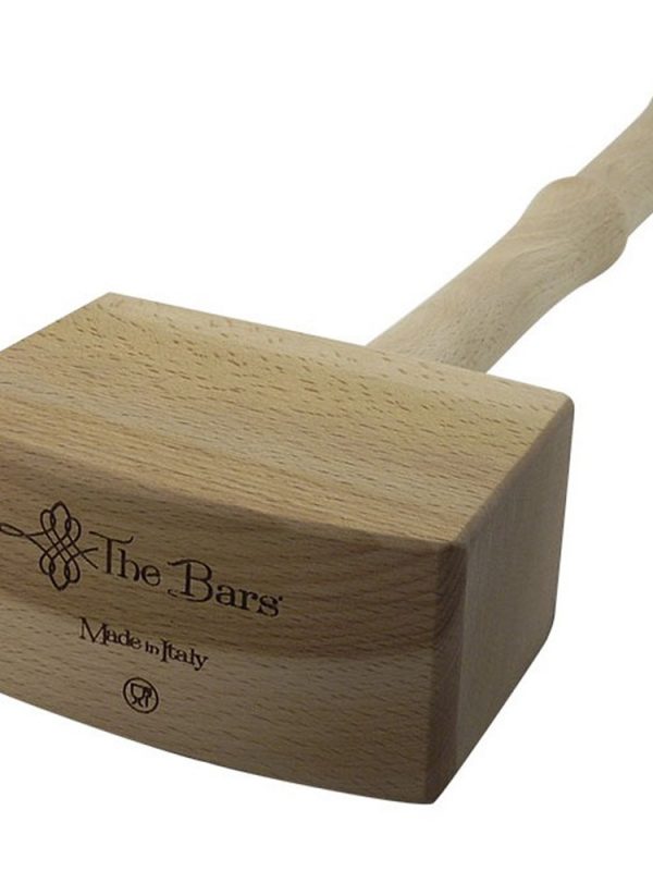 Handcrafted sturdy wooden hammer for DIY projects and woodworking tasks - durable and reliable tool for your toolbox.