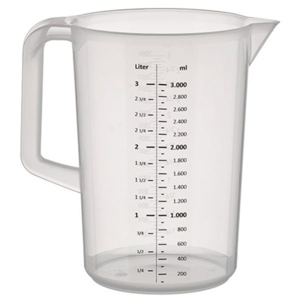 Professional 3000ml PP Measuring Cup for Accurate Cooking and Baking - Durable and Reliable Kitchen Tool