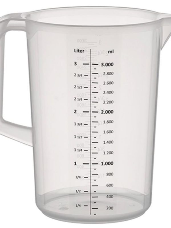 Professional 3000ml PP Measuring Cup for Accurate Cooking and Baking - Durable and Reliable Kitchen Tool