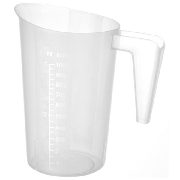 Premium 1L Measuring Jug, 124 x 170mm - Versatile Kitchen Essential for Accurate Measurements - Durable Design for Precise Cooking and Baking