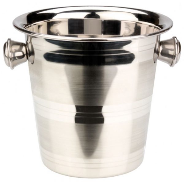 Stainless Steel Mini Ice Bucket with Knobs, 14cm Diameter - Premium Ice Bucket for Chilling Drinks - Buy Online Now!