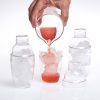 Premium 20cl Mini Shaker Set - Durable Plastic Construction - Ideal for Mixing Cocktails and Drinks - 3 Pieces Included