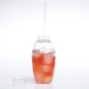 Versatile Mini Shaker Set: Durable Plastic, 20cl Capacity - Perfect for Cocktails, Protein Shakes & More - 3 Pieces Included