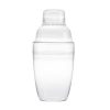 Premium Mini Shaker Set - 3-Piece Plastic 20cl - Ideal for Cocktails, Protein Shakes, and More - Durable and Stylish Design