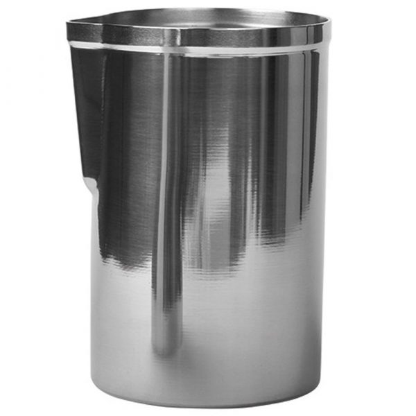 High-quality stainless steel 580ml Mr. Slim mixing cup, perfect for cocktails and beverages - durable and sleek design for home and bar use