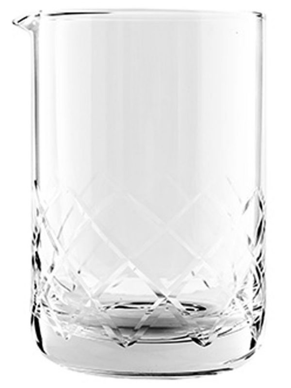 Premium 550ml Yarai Mixing Glass for Bartenders, Crystal Clear Glassware for Cocktails, Home Bar Essential