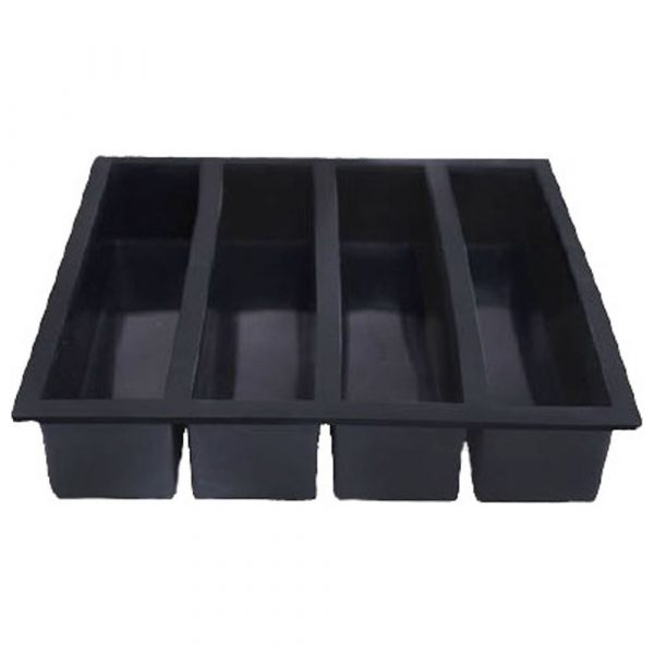 Premium Silicone Gel Mold with 4 Cavities, 13x3cm - Perfect for Baking and Crafting Projects - Durable and Flexible Design