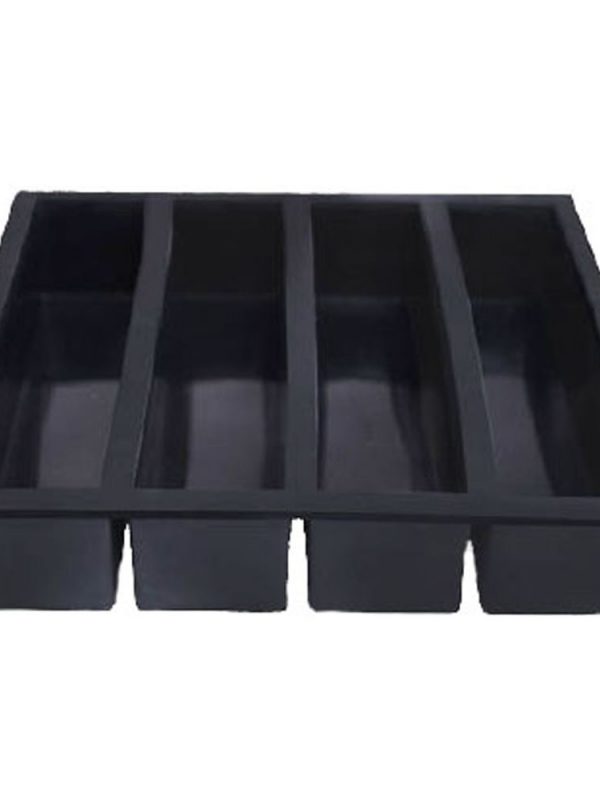 Premium Silicone Gel Mold with 4 Cavities, 13x3cm - Perfect for Baking and Crafting Projects - Durable and Flexible Design