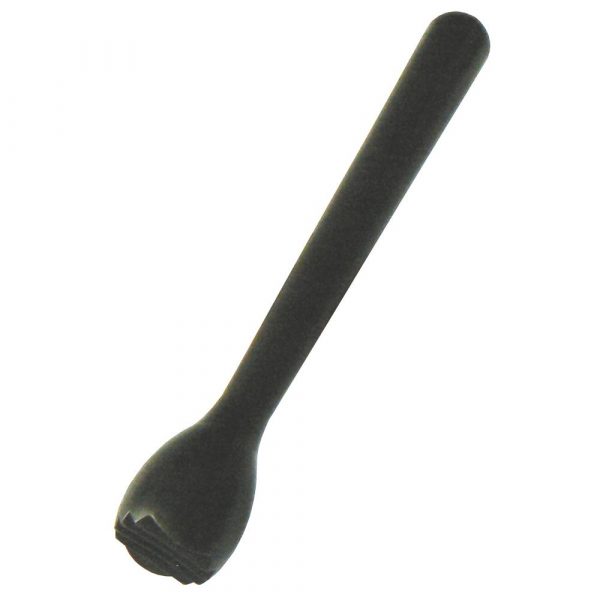 Premium 21.5cm Notched Black Plastic Muddler for Cocktails - Essential Bar Tool for Mixing Drinks with Style