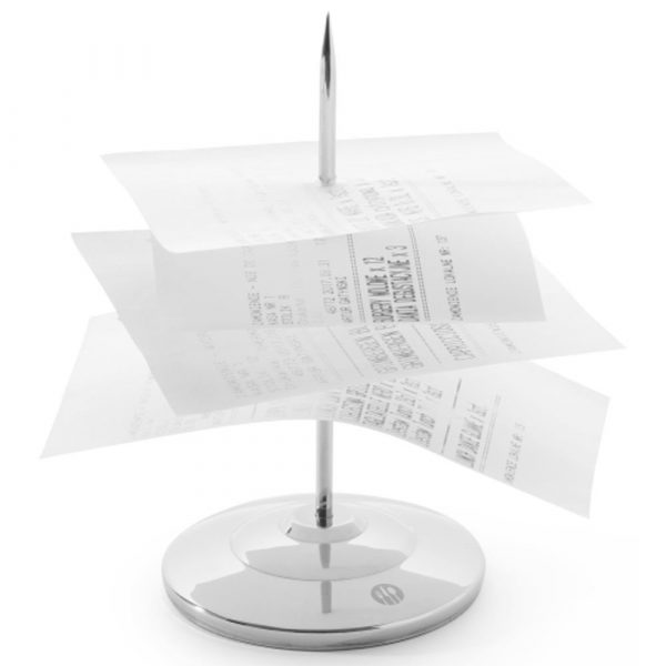 Premium stainless steel 80 x 150mm order pin stand for organizing papers and documents efficiently