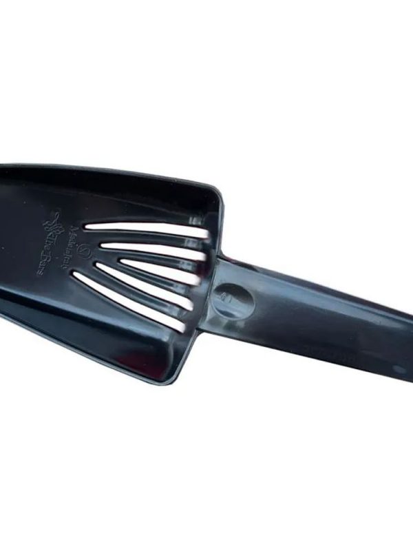 Premium Black Plastic Ice Shovel 30cl - Sturdy and practical tool for serving ice cubes and more. Buy now for a seamless experience!