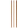 Pack of 250 eco-friendly beige paper straws, 8mm diameter x 200mm length - perfect for parties and events. Biodegradable and sustainable option.