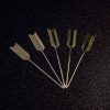 Exquisite Golden Feather Cocktail Picks for Stylish Drink Service - Set of Premium Quality Luxury Palhetas available online.