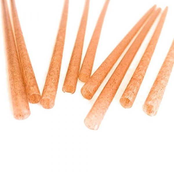 Premium 6X150MM Agave Fiber Straw Pack of 160 - Sustainable and Eco-Friendly Drinking Straws for Beverages