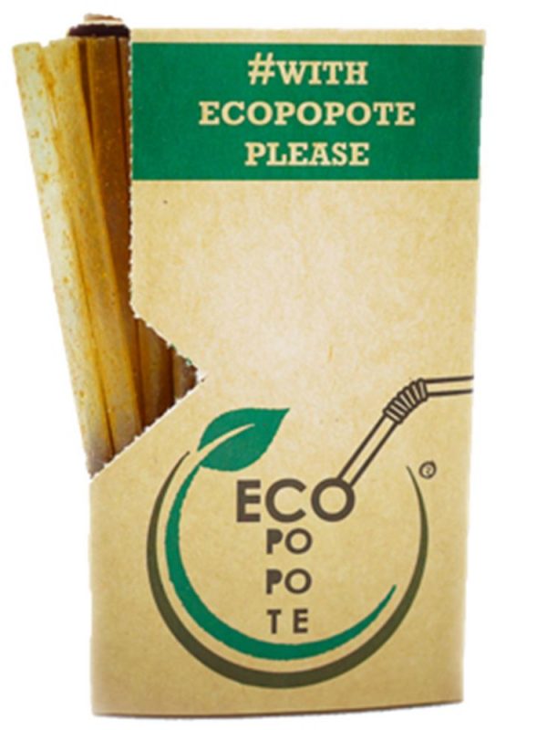 6X150mm Agave Fiber Straw Pack of 160 - Eco-Friendly and Durable Straws for Drinks - Sustainable Choice for Parties and Events