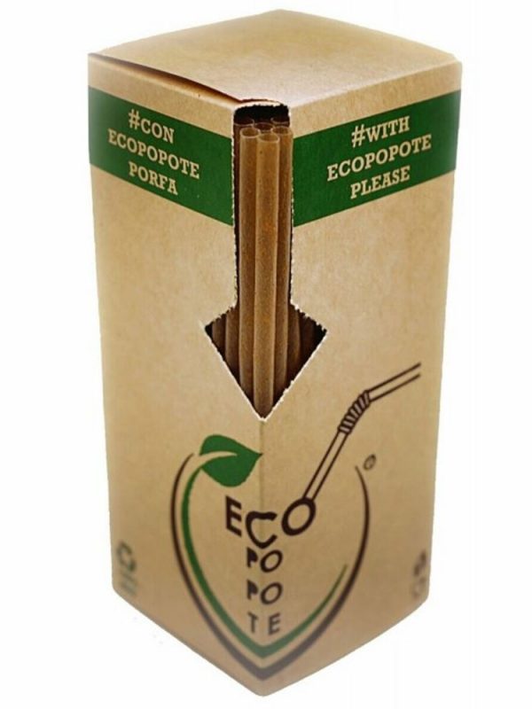 Premium 6X250MM Agave Fiber Straw Pack of 160 - Eco-Friendly and Durable Sustainable Straws for Drinks and Cocktails