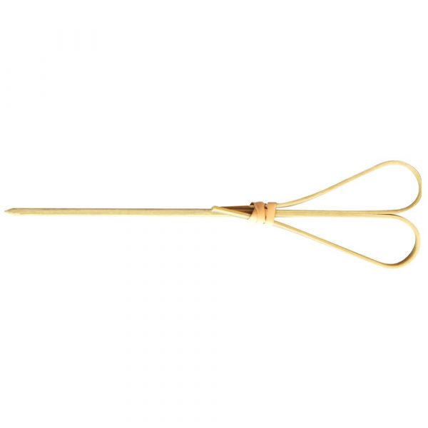 Premium 12cm Bamboo Palito Hears, Pack of 100 - Eco-Friendly and Sustainable - Order #00976