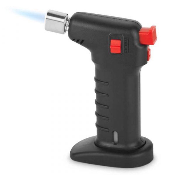 Professional-grade pastry torch powered by gas for caramelizing and decorating desserts - a must-have for home chefs and bakers.