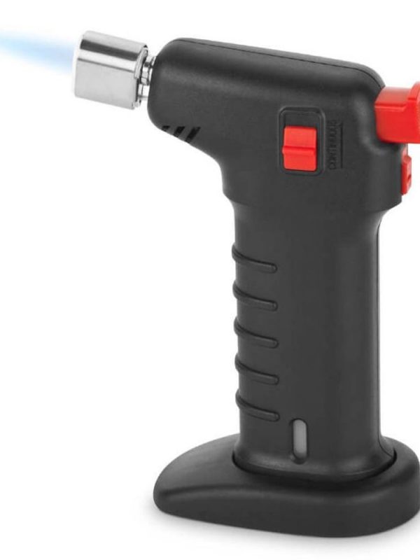 Professional-grade pastry torch powered by gas for caramelizing and decorating desserts - a must-have for home chefs and bakers.