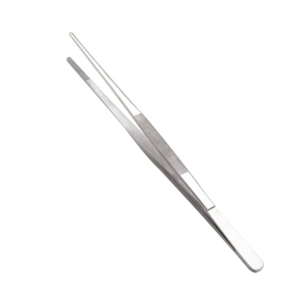 Premium 25cm Silver Chef Tongs - Versatile Kitchen Utensil for Cooking and Serving - #34015