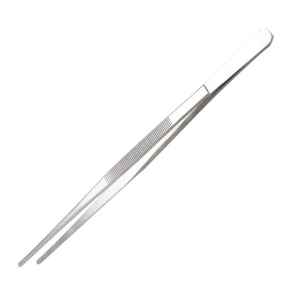 Stainless Steel 30cm Multi-Purpose Tweezers - Precision Tool for Various Tasks - Durable and Reliable