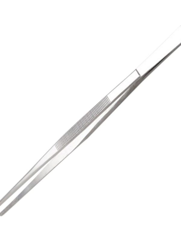 Stainless Steel 30cm Multi-Purpose Tweezers - Precision Tool for Various Tasks - Durable and Reliable