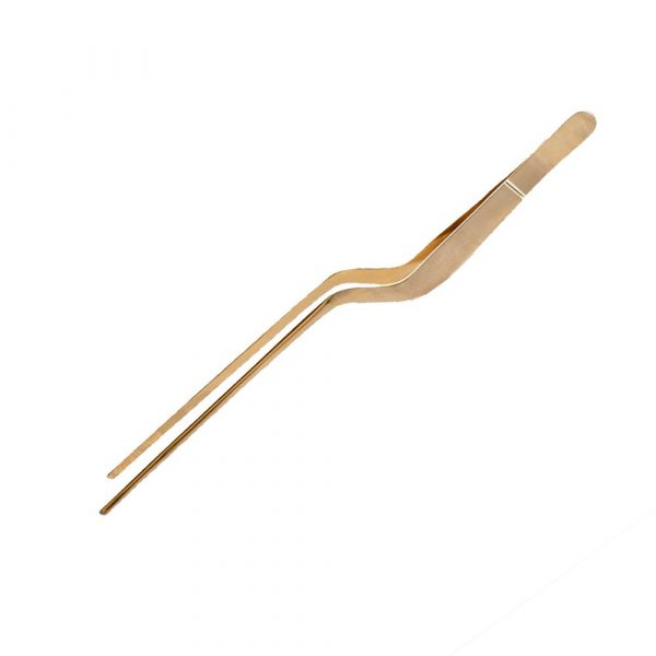 Premium 20cm Golden Sushi Tongs - Stylish and practical tool for serving sushi like a pro. Get yours today!