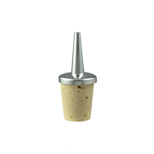Premium cork and metal dispenser pourer for stylish serving, essential kitchen accessory - buy online now!