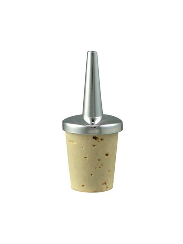 Premium cork and metal dispenser pourer for stylish serving, essential kitchen accessory - buy online now!