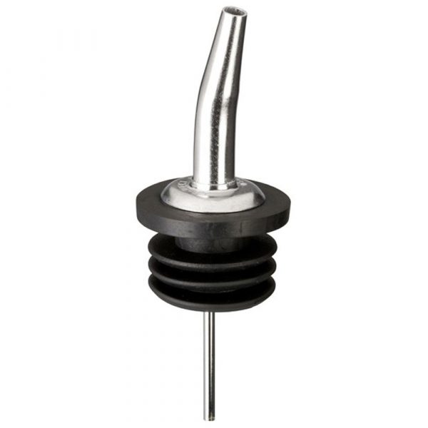 Premium metal pourer with 1/2 gallon cork, Ø29mm, model MP285-53. Ideal for bartending, crafted with precision and durability.