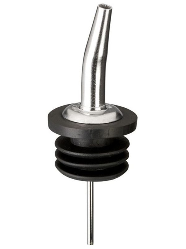 Premium metal pourer with 1/2 gallon cork, Ø29mm, model MP285-53. Ideal for bartending, crafted with precision and durability.